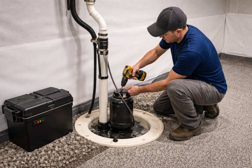 Sump Pump Installation